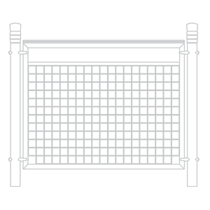 Barrière   Vesta grillagée